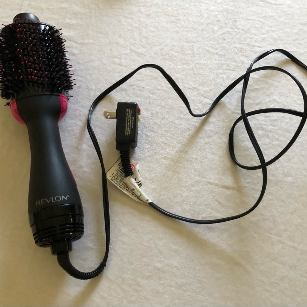 Revlon Black and Pink Hair Dryer Volumizer Brush